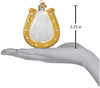 Old World Christmas Glass Blown Ornament for Christmas Tree, Horseshoe