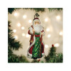 Old World Christmas Glass Blown Ornament, Father Christmas with Bells (With OWC Gift Box)