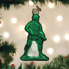 Old World Christmas Blown Glass Ornament for Christmas Tree, Army Man Toy