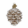 Old World Christmas Blown Glass Ornament for Christmas Tree, Vintage Hanging Pinecone