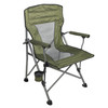 HCF Four Seasons Deluxe Padded Folding Arm Chair, Green