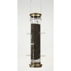 Aspects Quick-Clean Tube Wild Bird Feeder with 8 Perches, 1.25 Quart Capacity, Antique Brass
