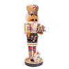 Kurt Adler Wooden Gingerbread Christmas Nutcracker, 16"
