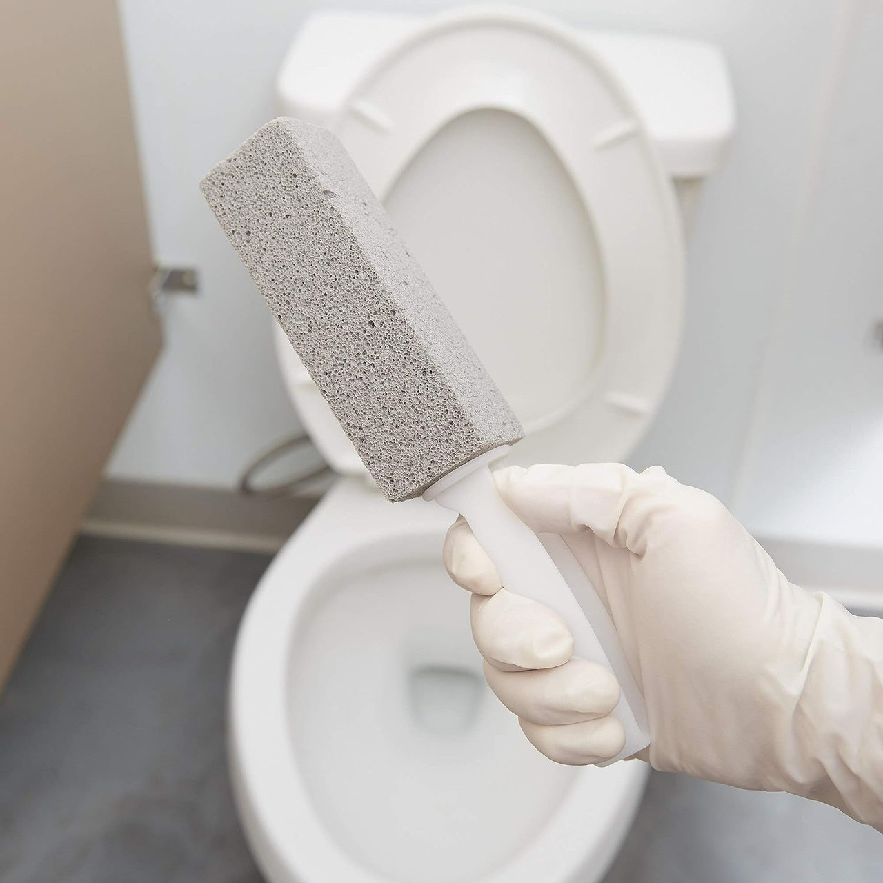 Pumie Pumice Stone Toilet Bowl Ring Remover - Thumbnail 2