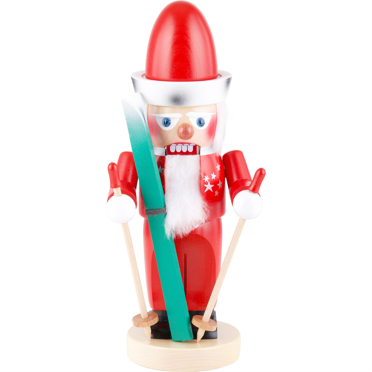 Santa on his Sled - German Nutcracker - Thumbnail 4