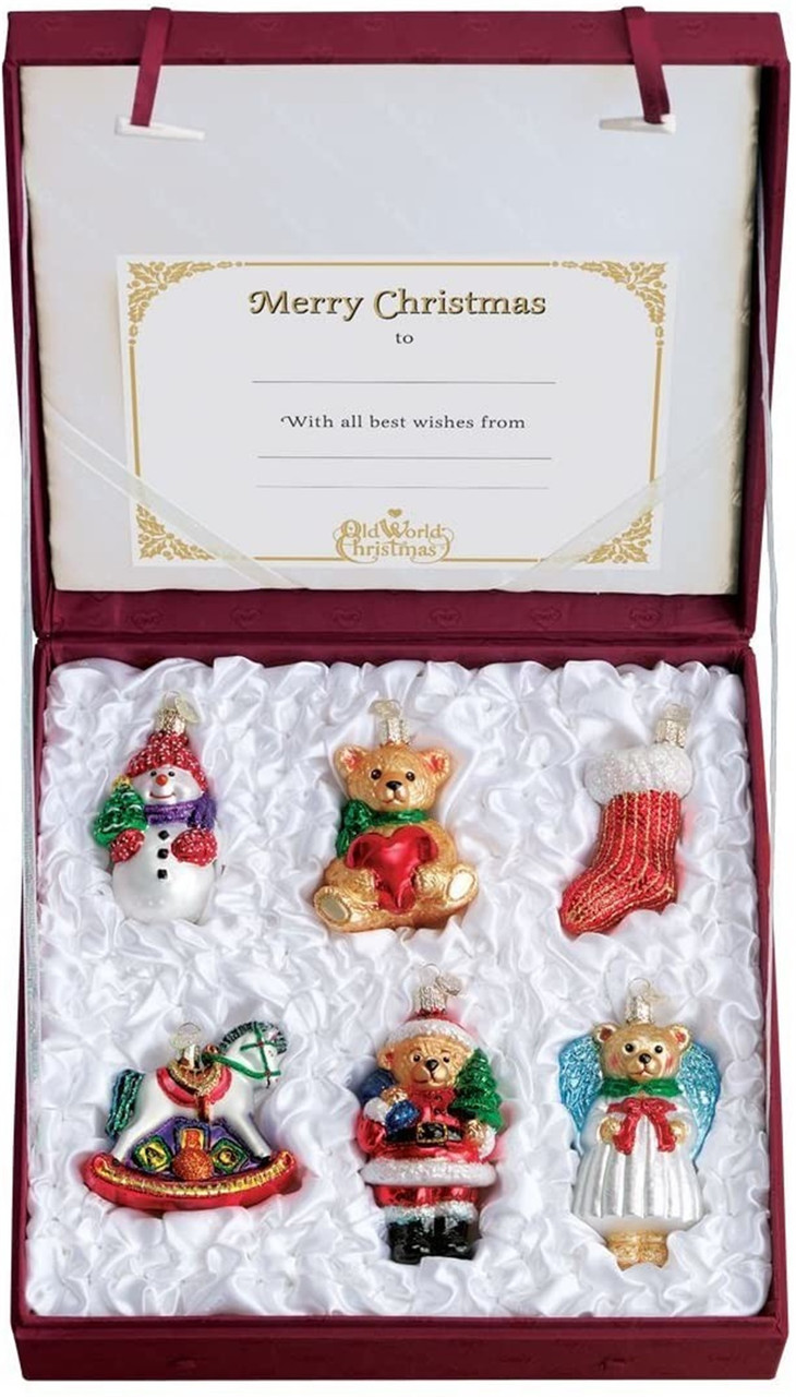 Old World Christmas Ornaments Childs First Christmas Coll Glass Blown Ornaments for Christmas Tree 14012 Old World Christmas Ornaments Childs First Christmas Coll Glass Blown Ornaments for Christmas Tree 14012