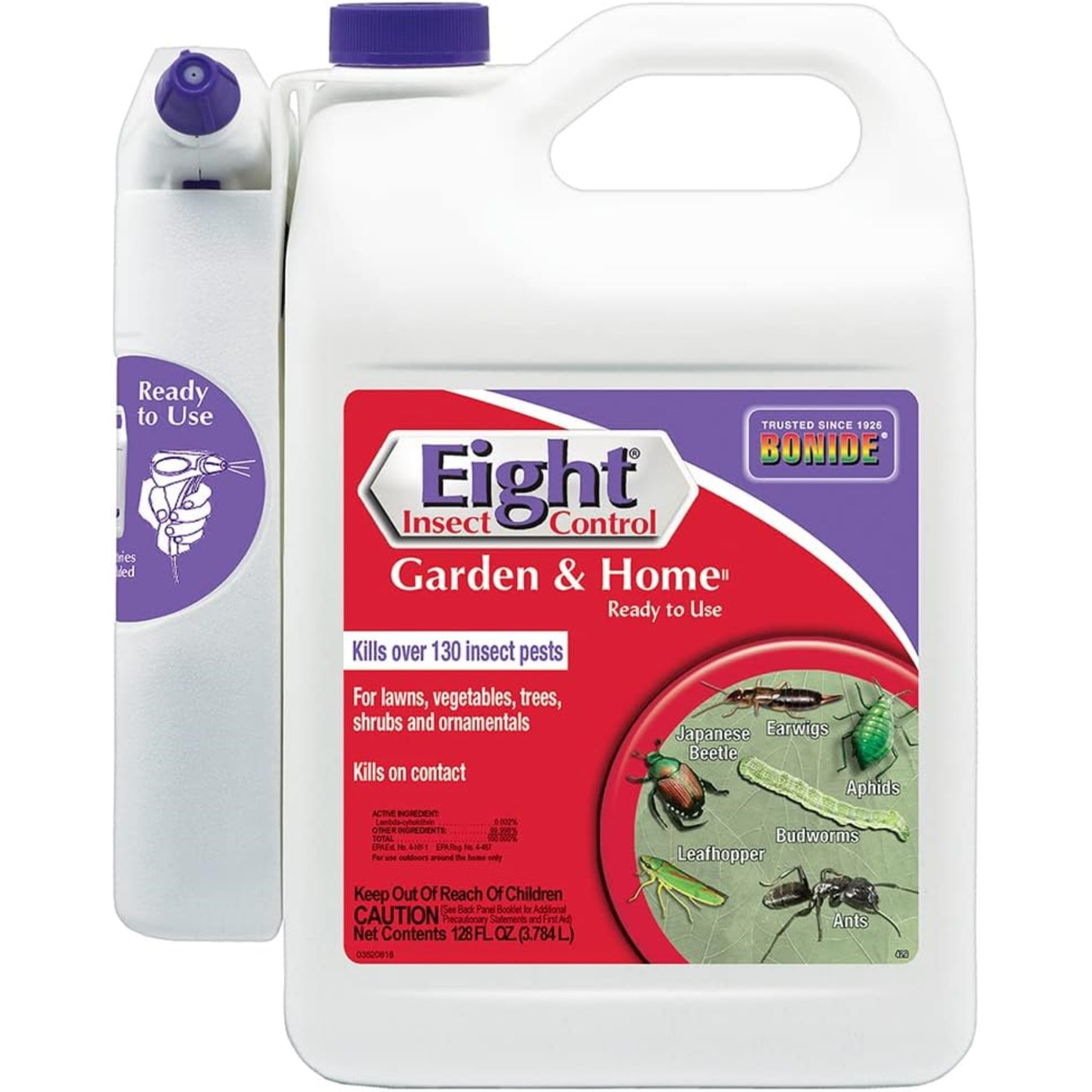 Bonide Eight Insect Control Garden & Home, Ready-to-Use with Sprayer ...