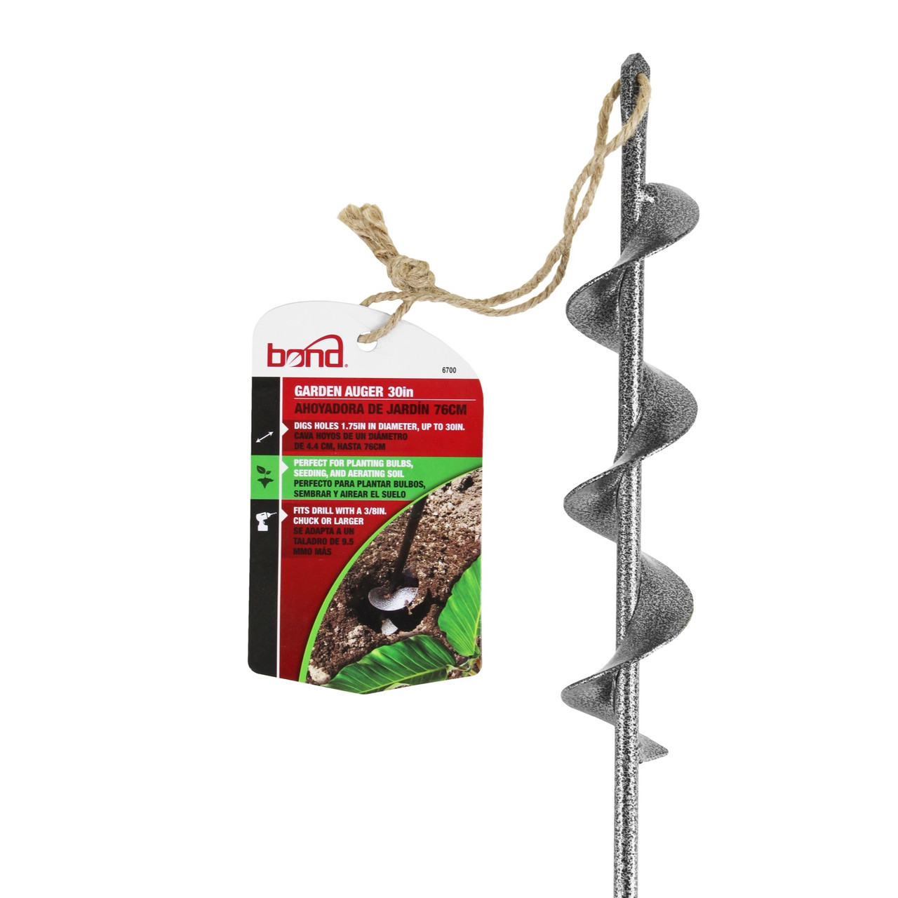 Bond Steel-Handled Roto Digger Garden Auger - Thumbnail 2