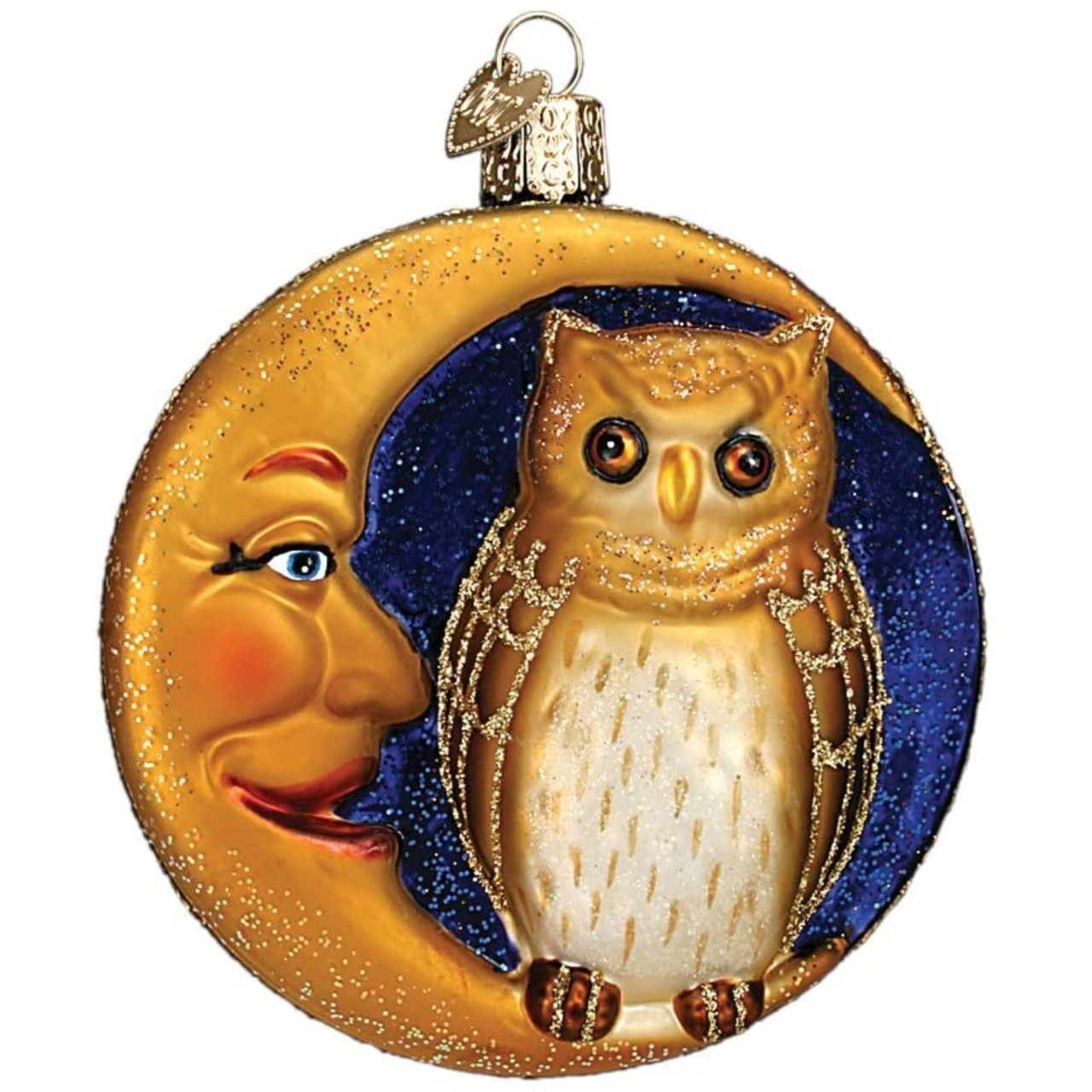 Owl In Moon Ornament - Thumbnail 3