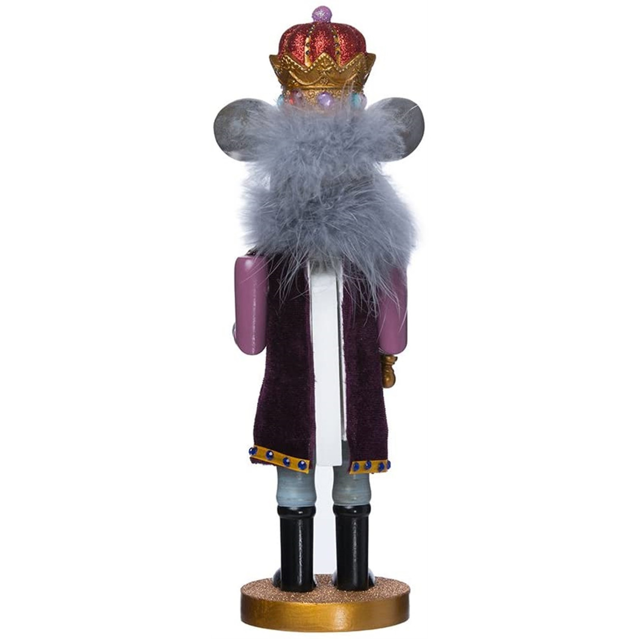 Kurt Adler Hollywood Mouse King Nutcracker, 12" - Thumbnail 3