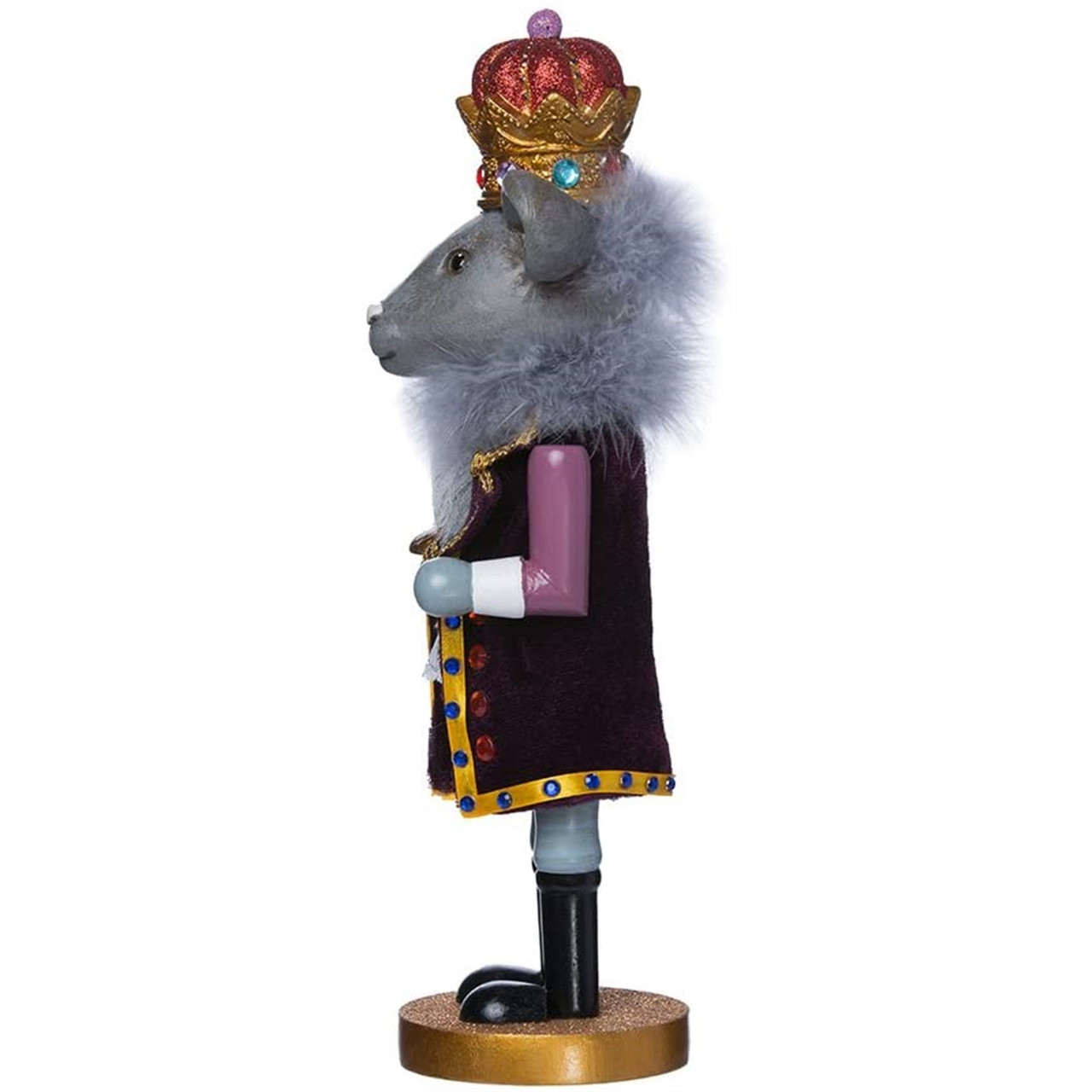 Kurt Adler Hollywood Mouse King Nutcracker, 12"