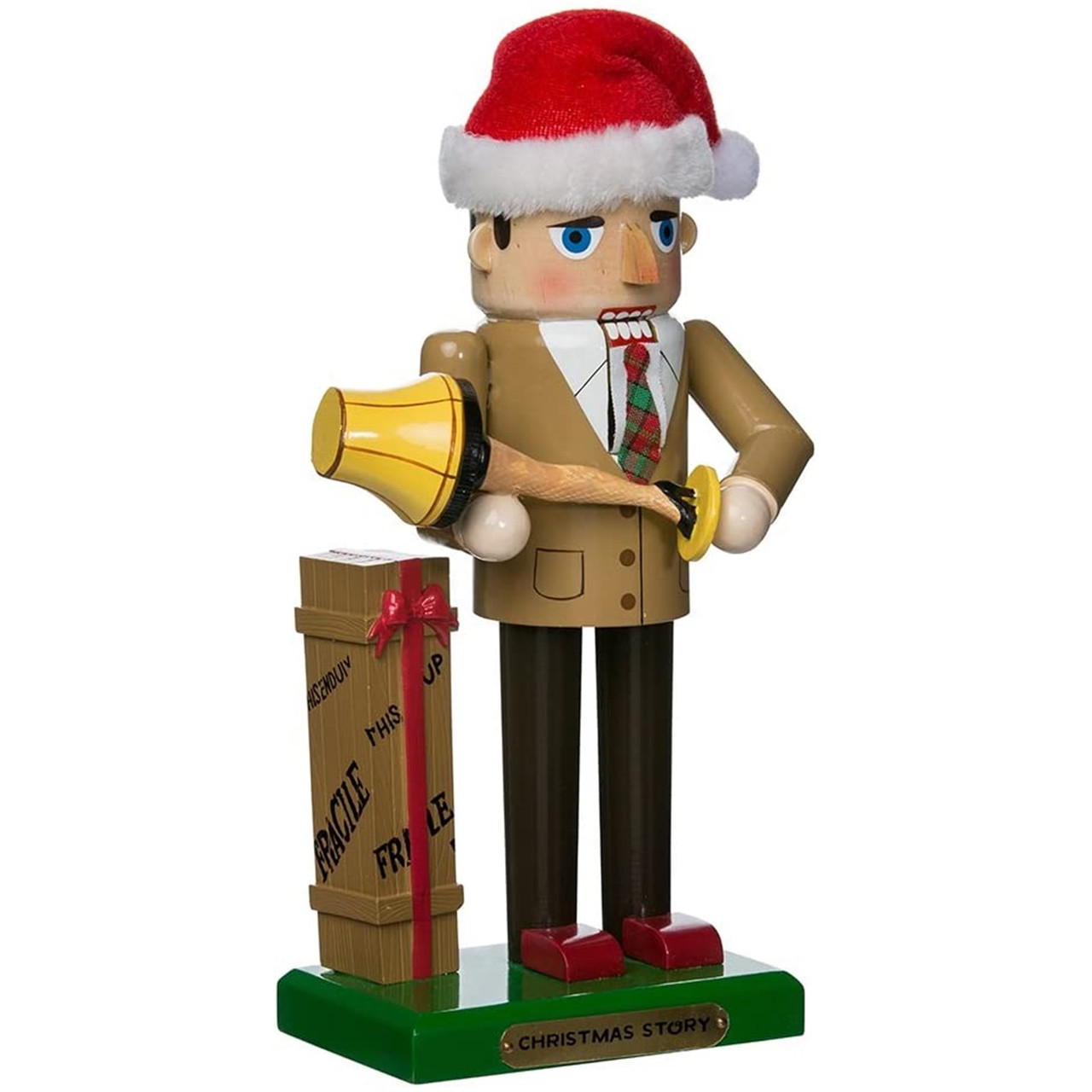 A Christmas Story Mr. Parker with Leg Lamp Nutcracker - Thumbnail 2