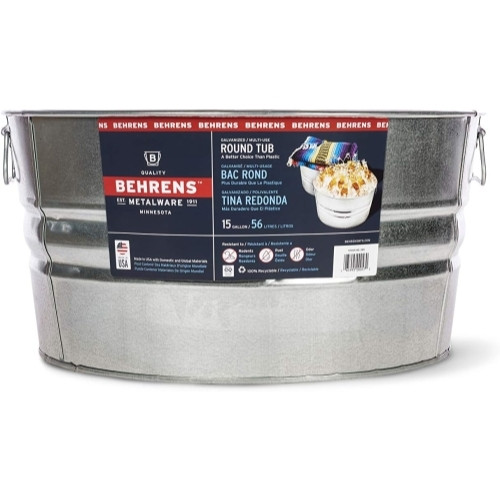 Behrens Galvanized Steel Tub - Thumbnail 4