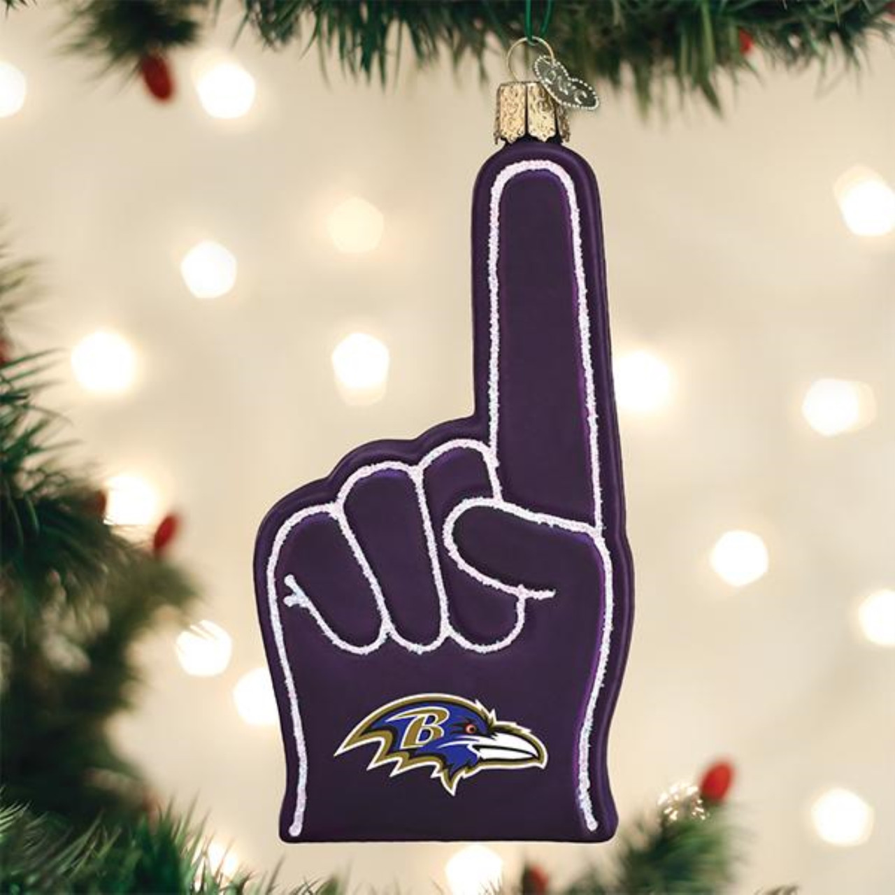 Baltimore Ravens Hoodie Ornament - Old World Christmas
