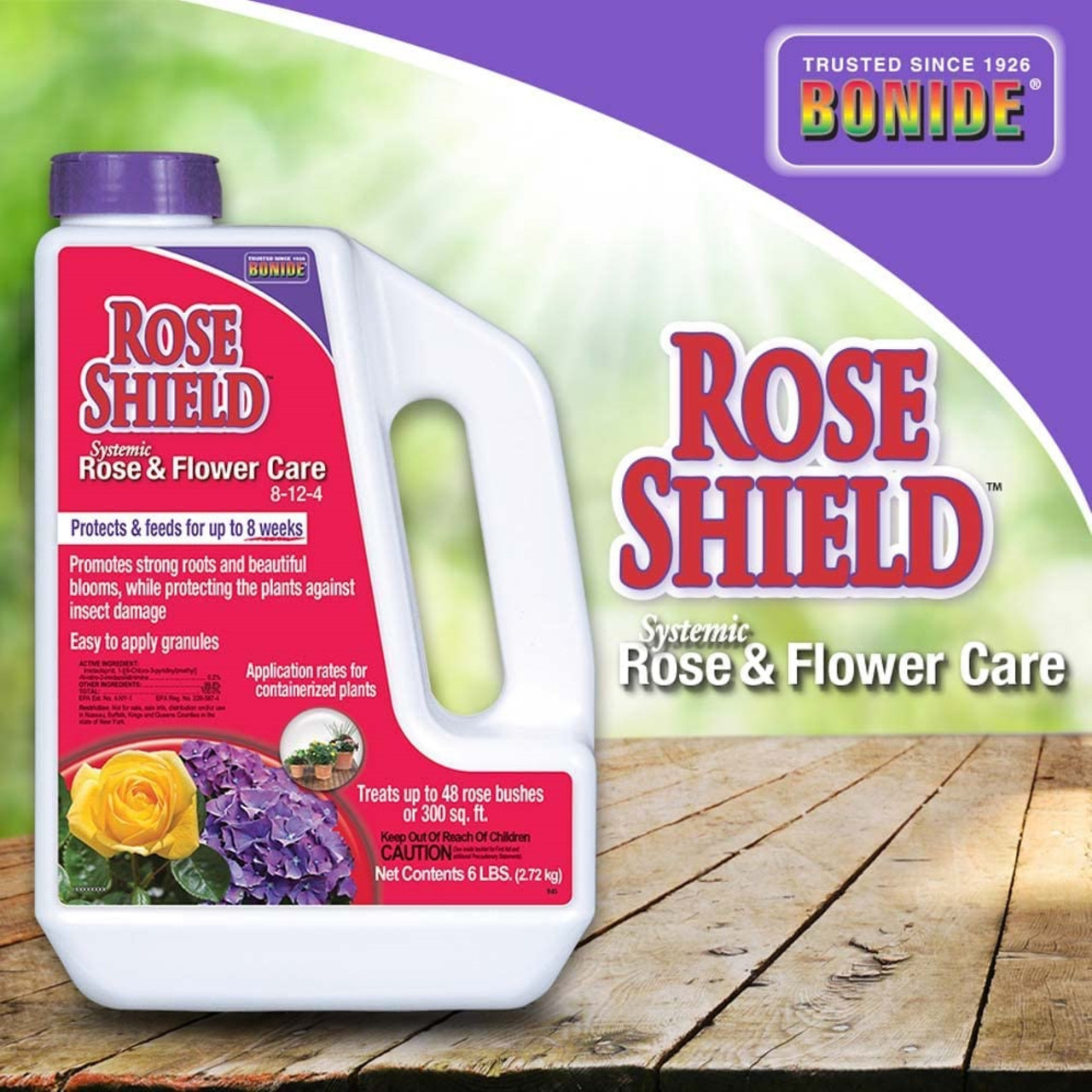 Bonide Rose Shield Systemic Insect Control Granules, 6 Pounds ...