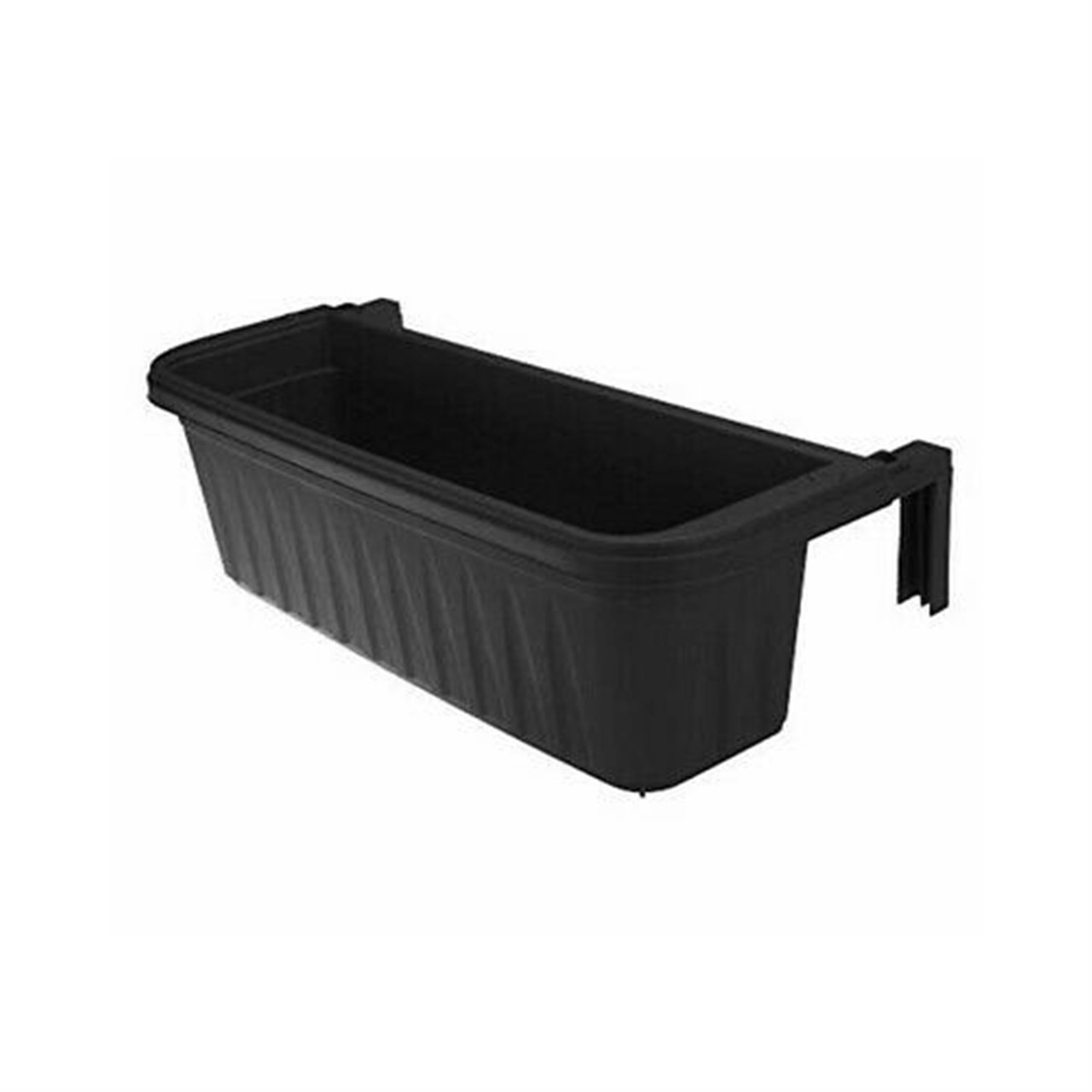 Apollo Railing Planters Apollo Exports International Adjustable Railing Planter, Black, 24 ...
