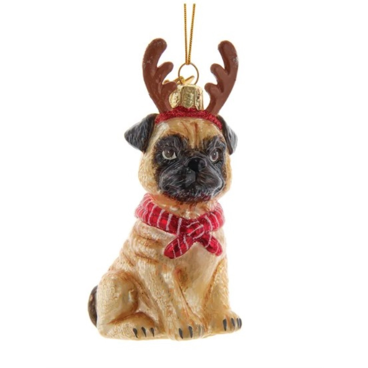 Kurt Adler Noble Gems Pug Ornament - Thumbnail 2