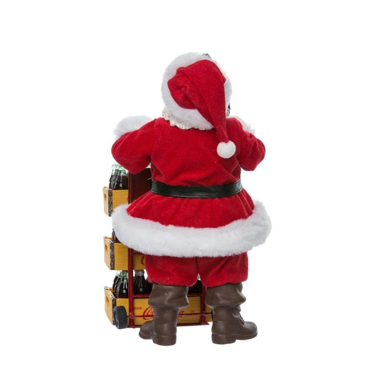 Kurt Adler Coca-Cola Santa with Delivery Cart - Thumbnail 5