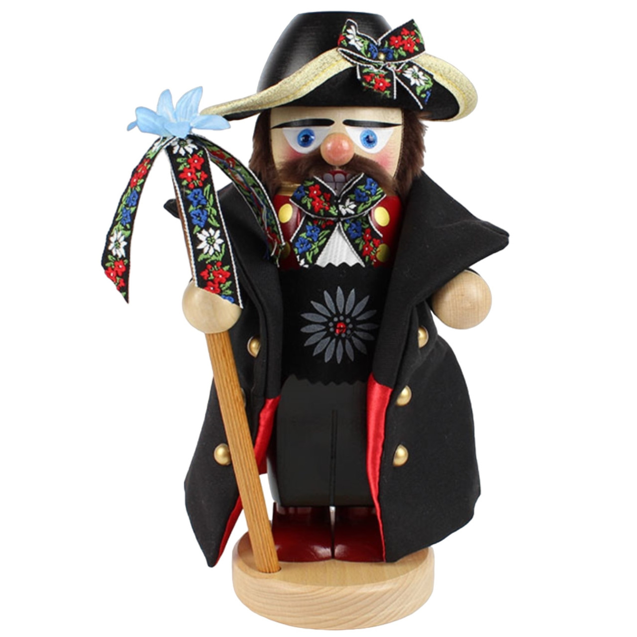 Kurt Adler Steinbach Wooden Chubby Nutcracker, Ein Bayer - Thumbnail 2