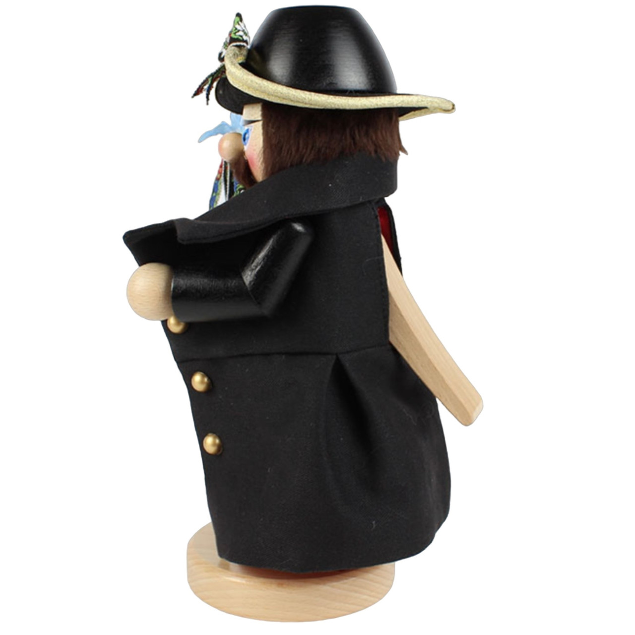 Kurt Adler Steinbach Wooden Chubby Nutcracker, Ein Bayer - Thumbnail 4