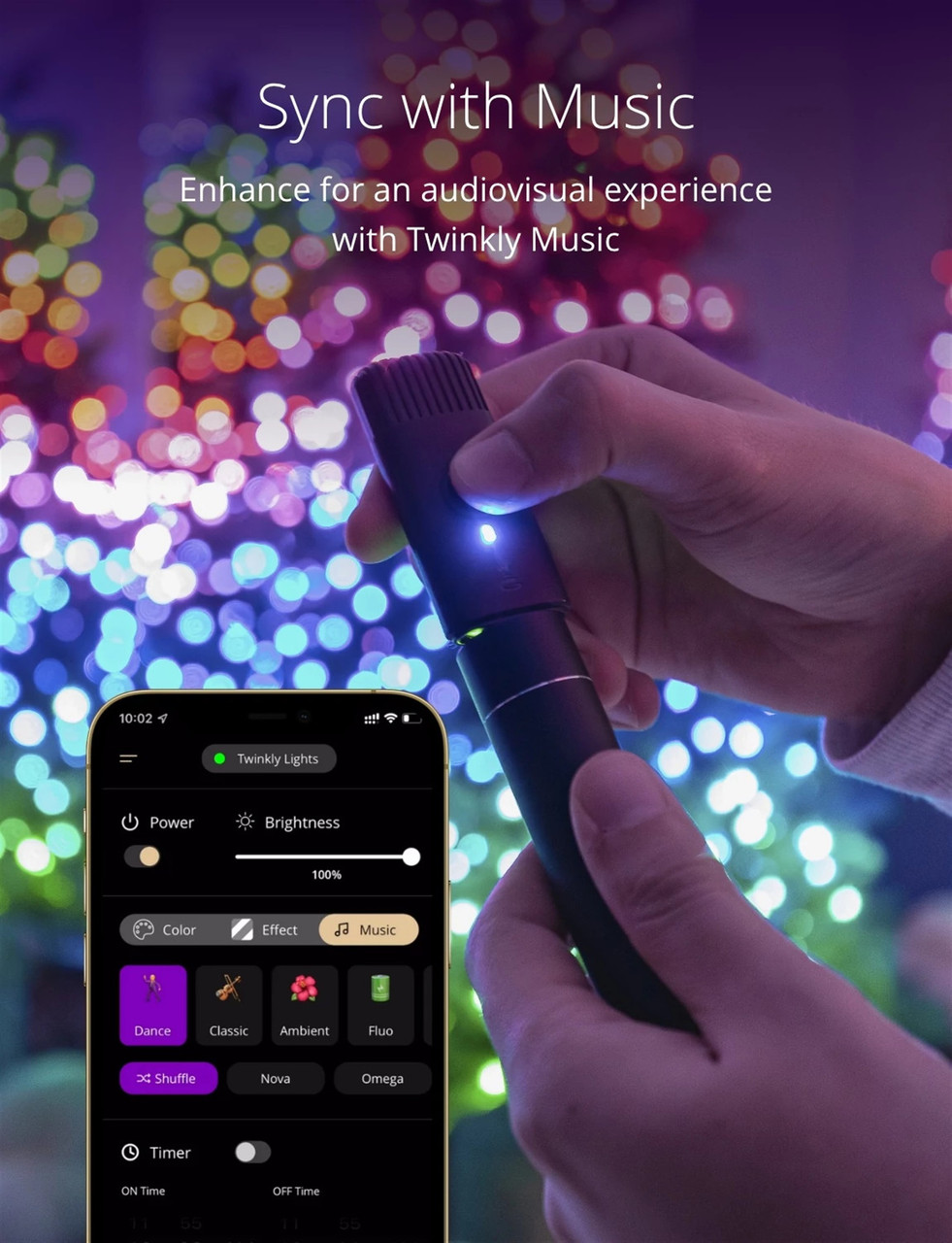 Twinkly Smart LED Christmas Tree Lights - Thumbnail 4