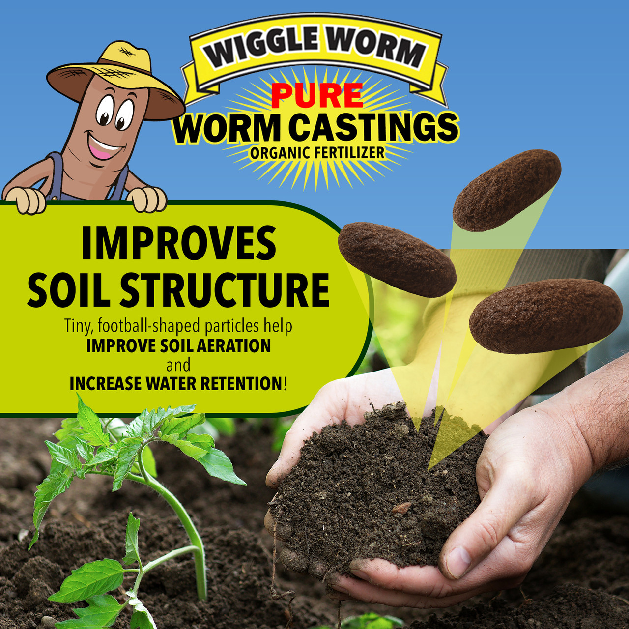 Wiggle Worm Worm Castings Fertilizer - Thumbnail 4