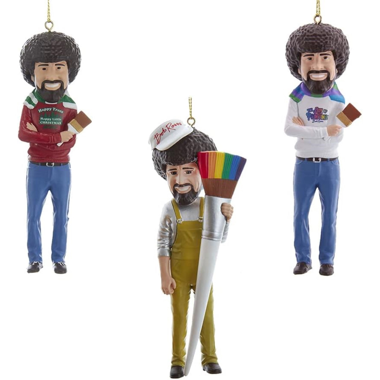Bob Ross Blow Mold Ornaments