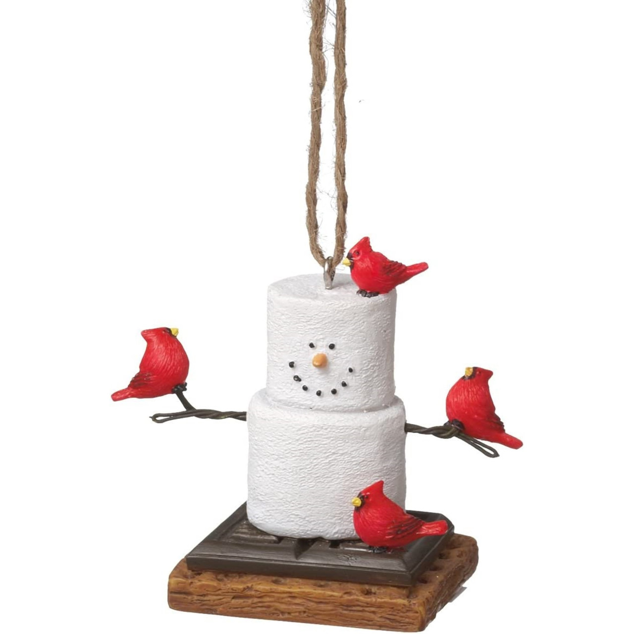 Ganz S'mores Cardinals Ornament - Thumbnail 2