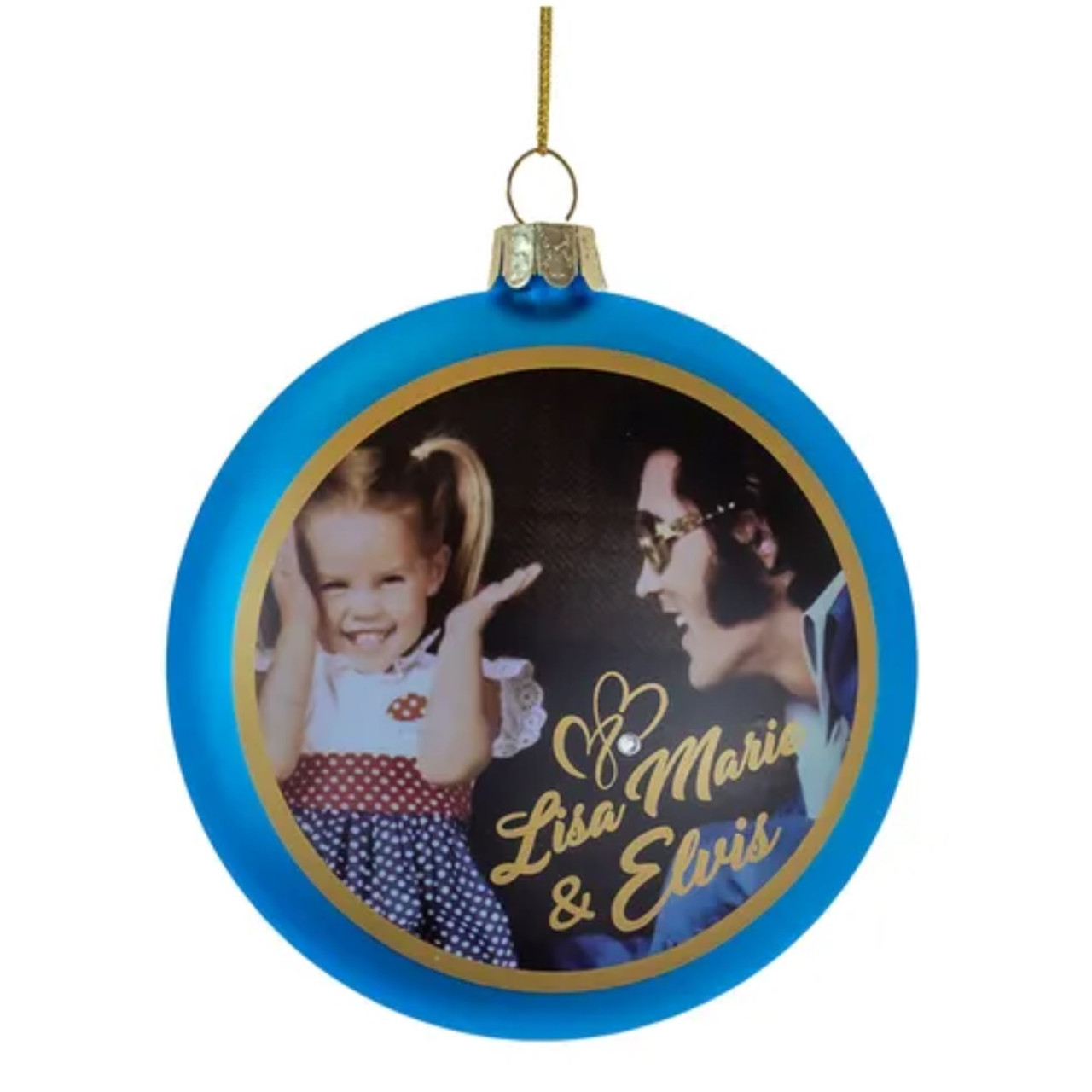 Kurt Adler Elvis Presley & Lisa Marie Ornament - Thumbnail 4