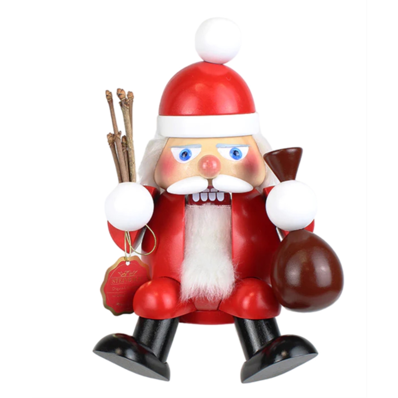 Santa Claus Shelf Sitter German Nutcracker - Thumbnail 5
