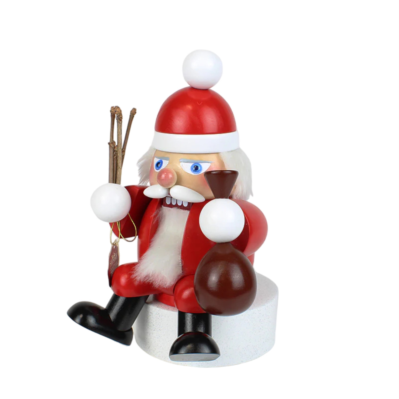 Santa Claus Shelf Sitter German Nutcracker - Thumbnail 4