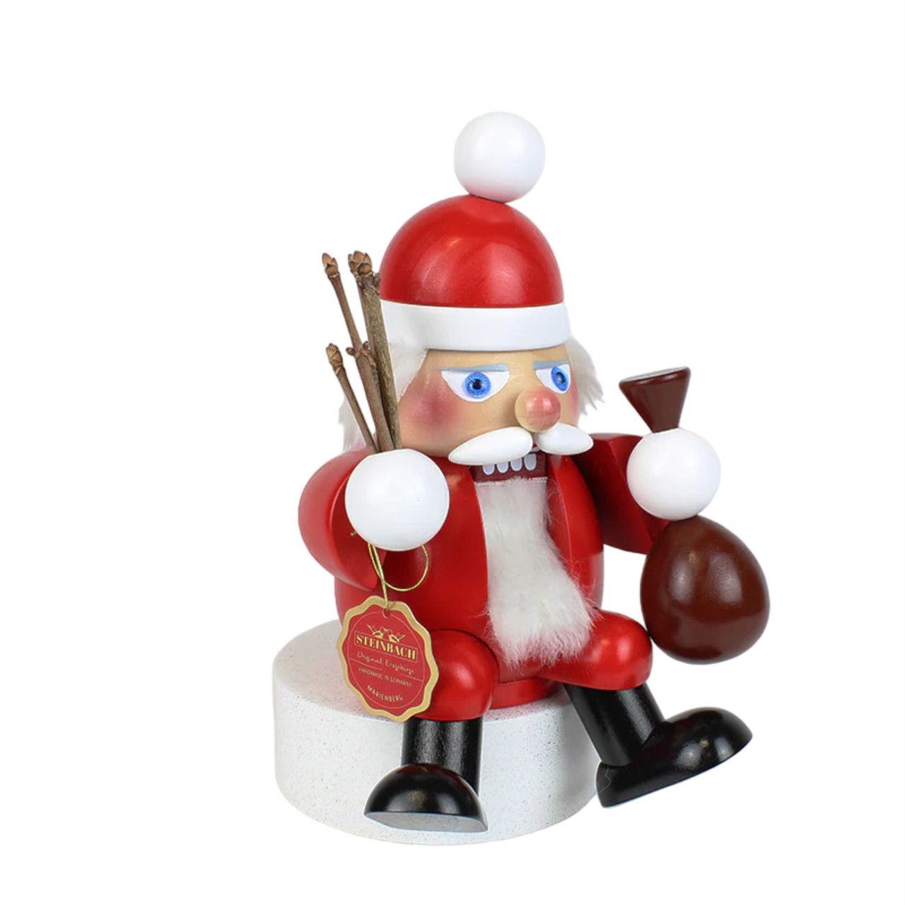 Santa Claus Shelf Sitter German Nutcracker - Thumbnail 3