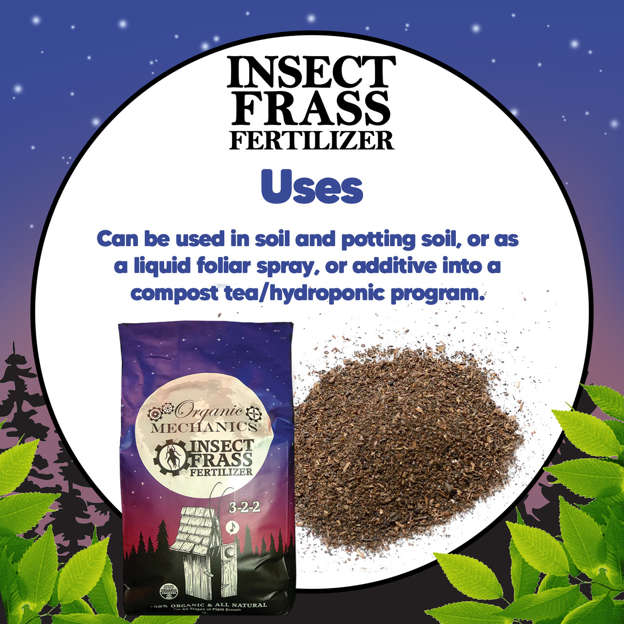 Organic Mechanics Insect Frass Fertilizer - Thumbnail 2