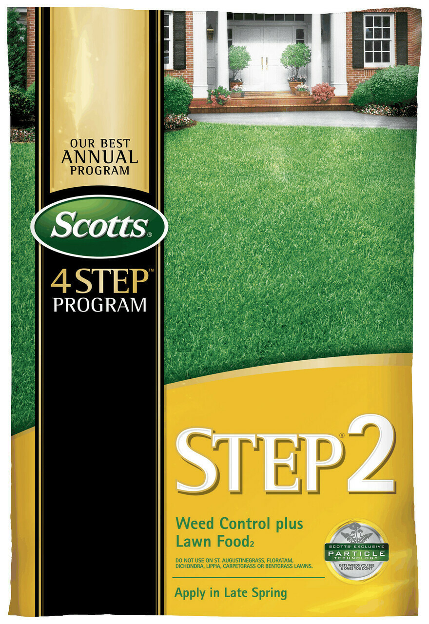 Scotts Step 2 Weed Control Plus Lawn Food 2, 5,000 Sq. Ft