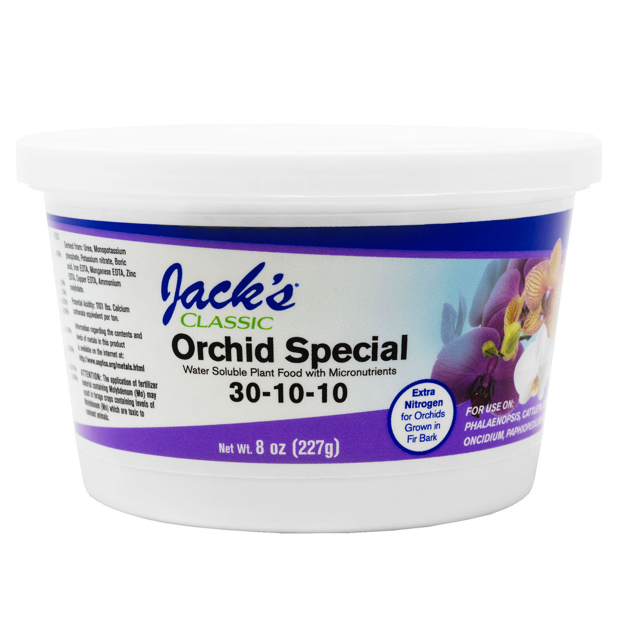 Jack's Classic 30-10-10 Orchid Special Water-Soluble Fertilizer