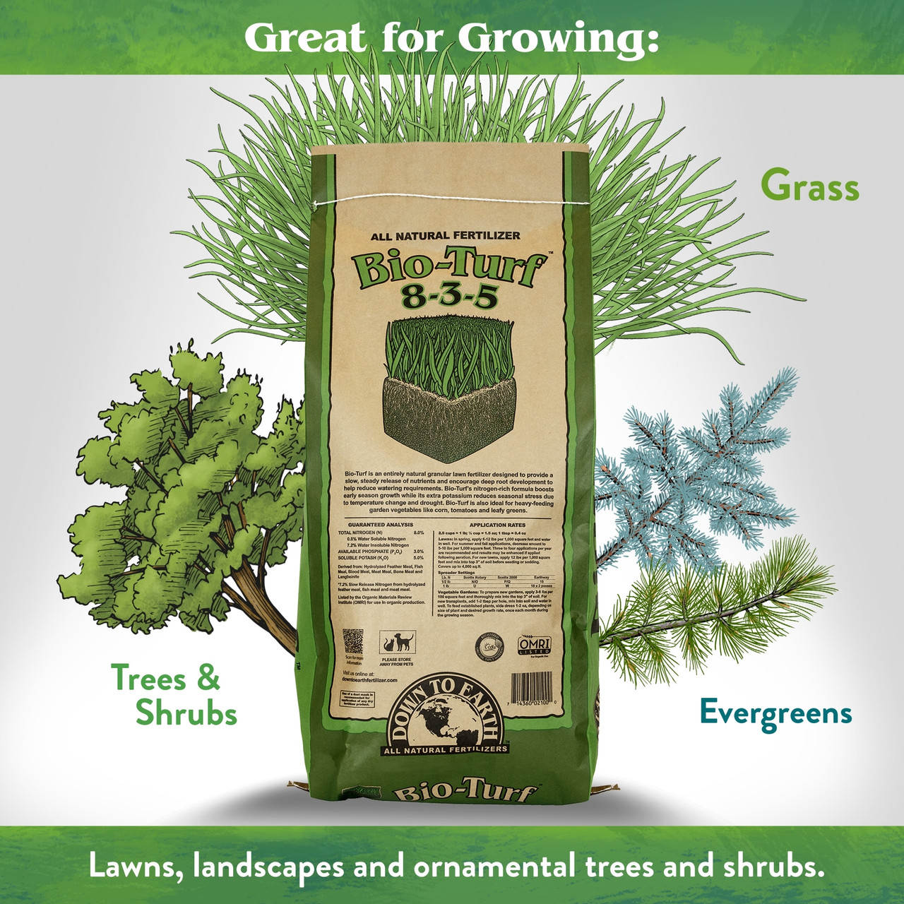 Down to Earth Lawn Fertilizer - Thumbnail 2