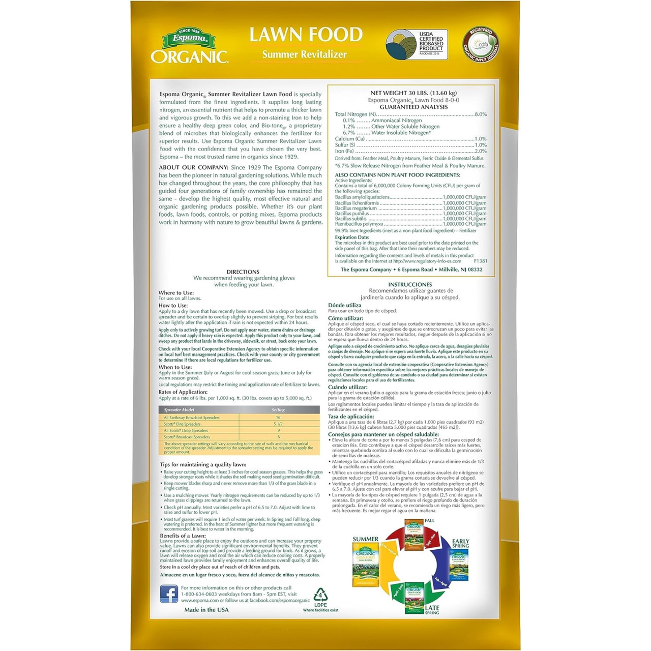 Espoma Organic Lawn Food - Thumbnail 5