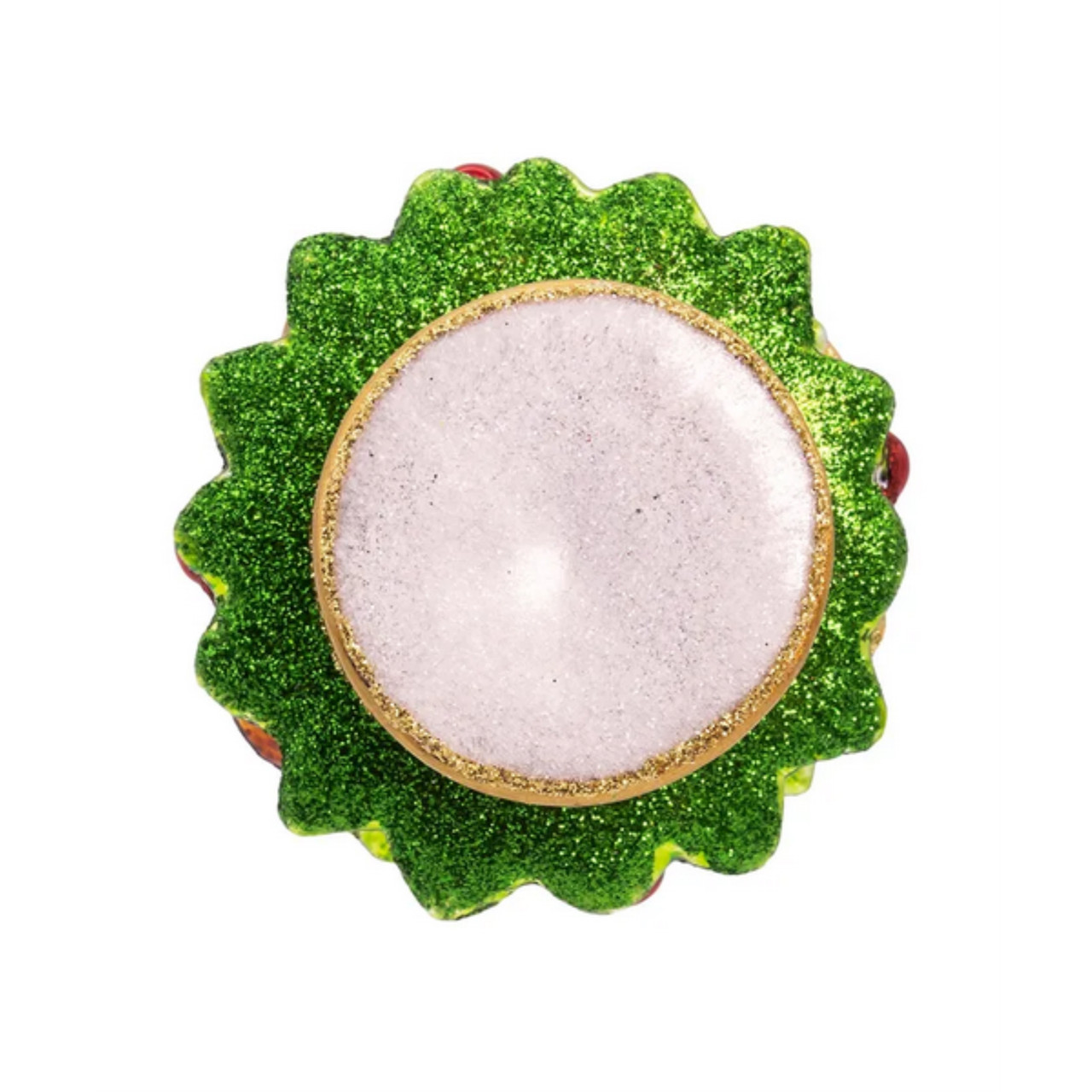 Kurt Adler Nobel Gems Glass Ornament, Christmas Tree with Musical Instruments - Thumbnail 3