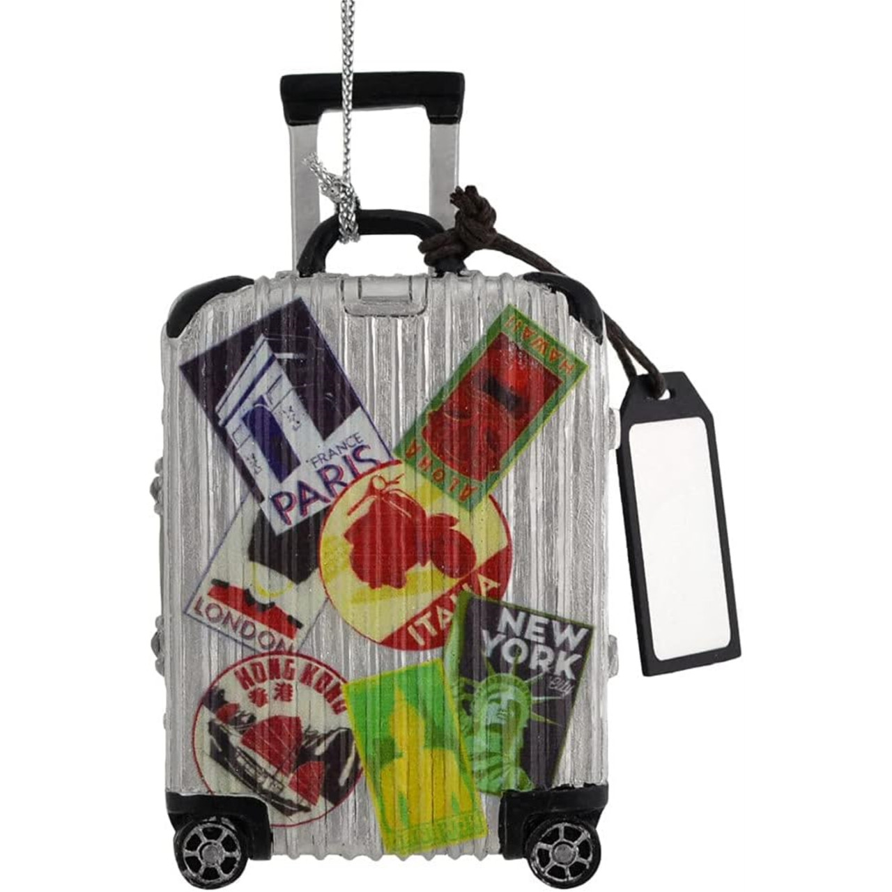 Kurt Adler Travel Luggage Resin Christmas Ornament - Thumbnail 5