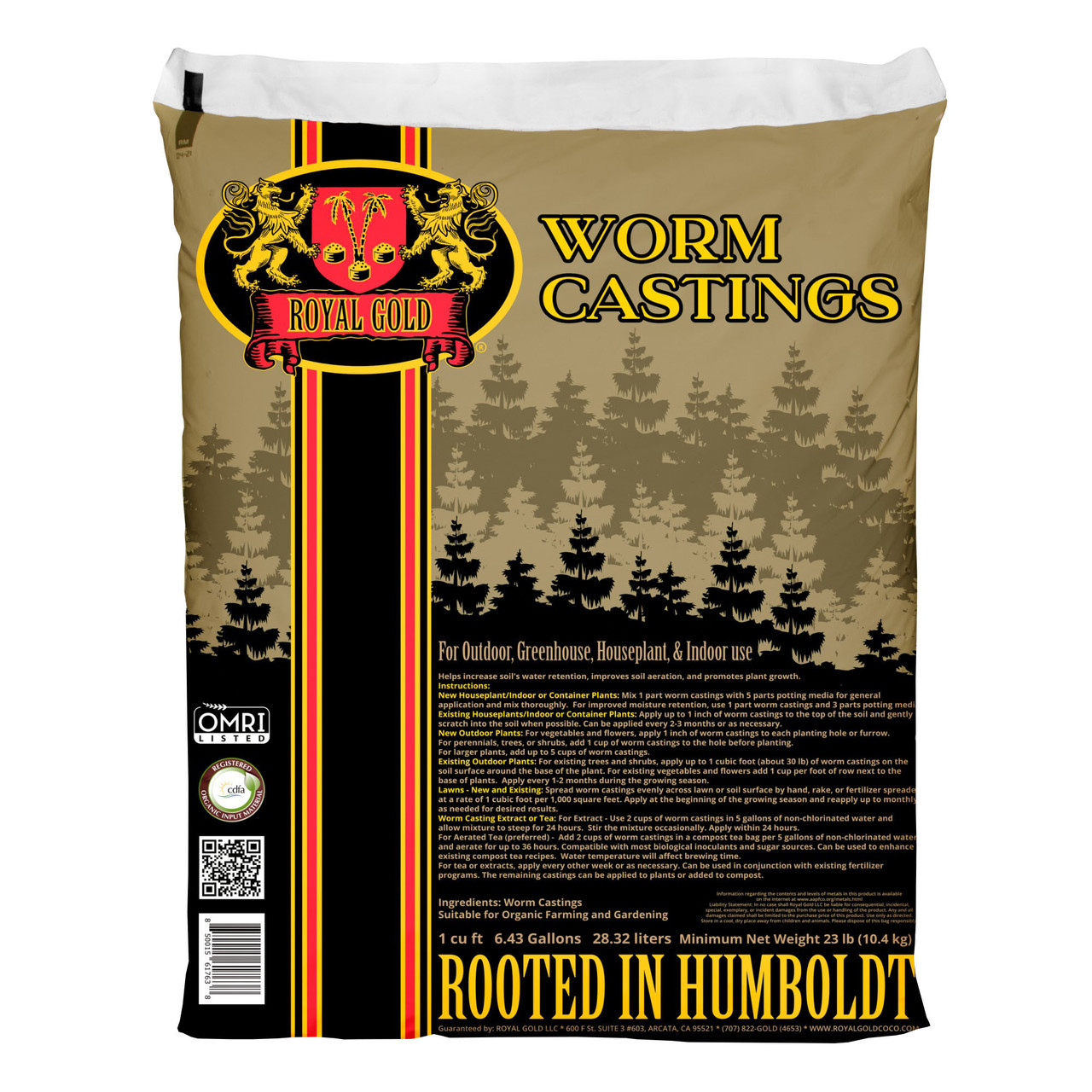 Royal Gold Worm Castings Amendment & Soil Builder - Thumbnail 3