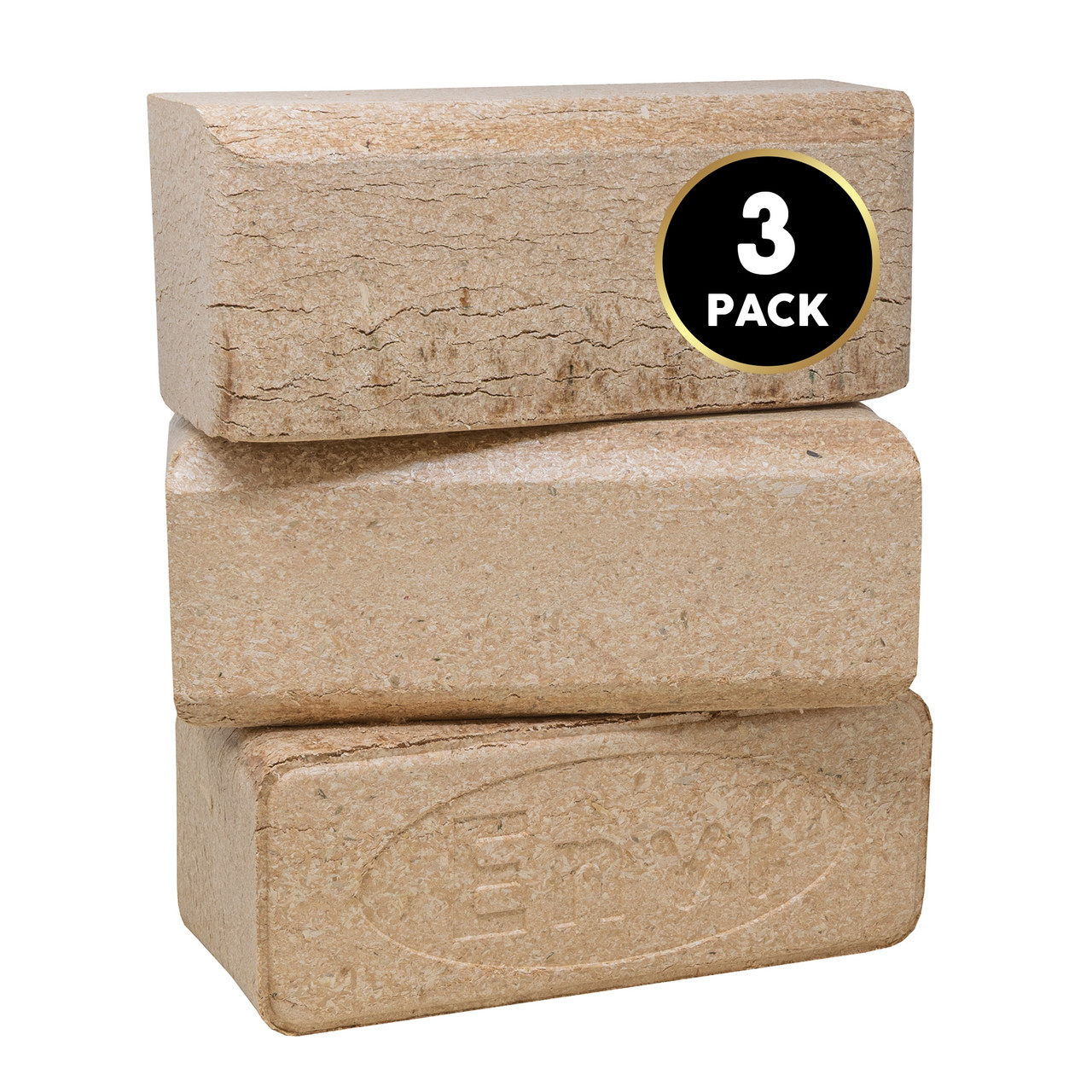 Firewood Central Envi Hardwood Fuel Blocks (3-Pack) – 100% Natural