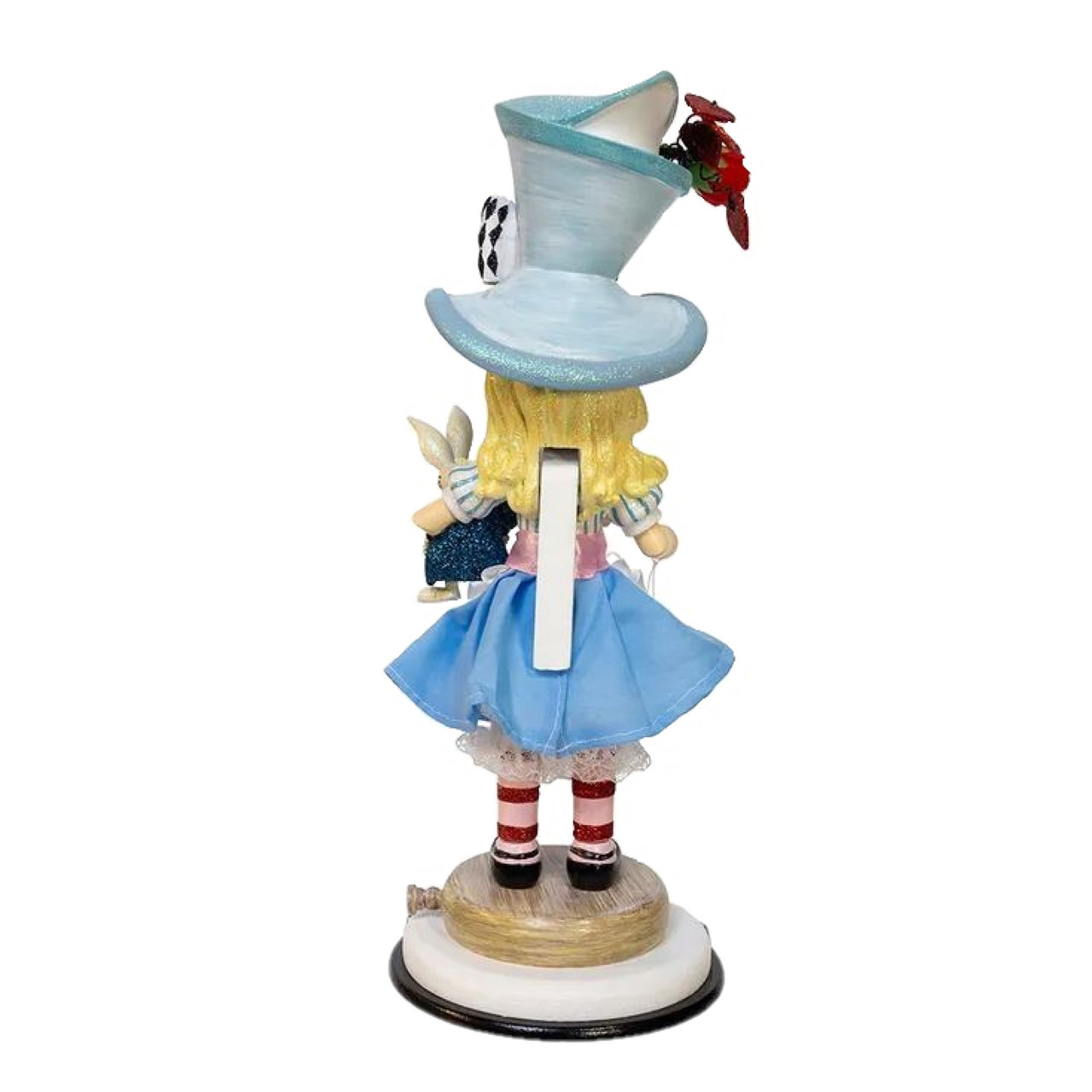 Kurt Adler Wooden Hollywood Nutcracker, Alice in Wonderland - Thumbnail 5