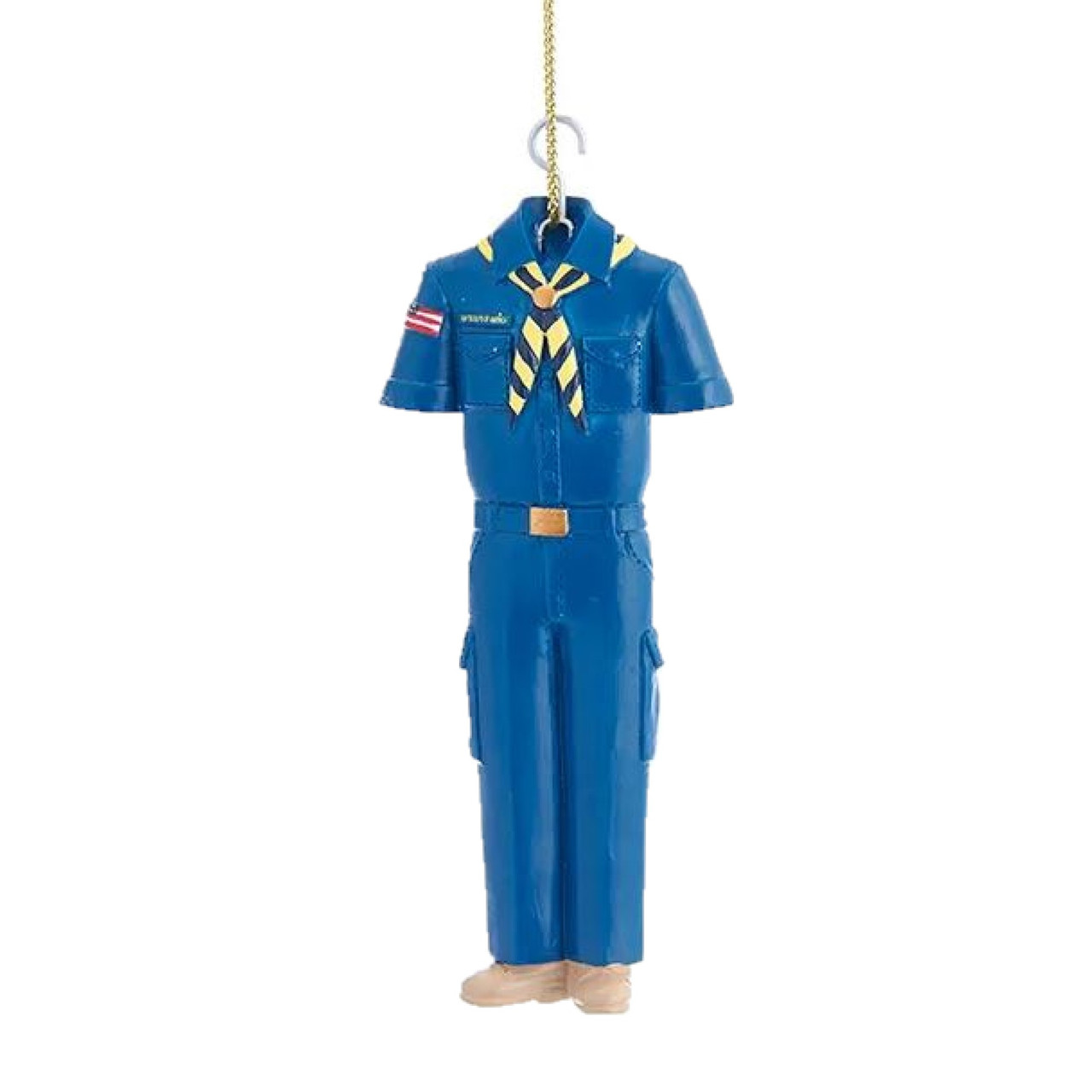 Kurt Adler Resin Ornament for Christmas Tree, Cub Scouts Uniform - Thumbnail 2