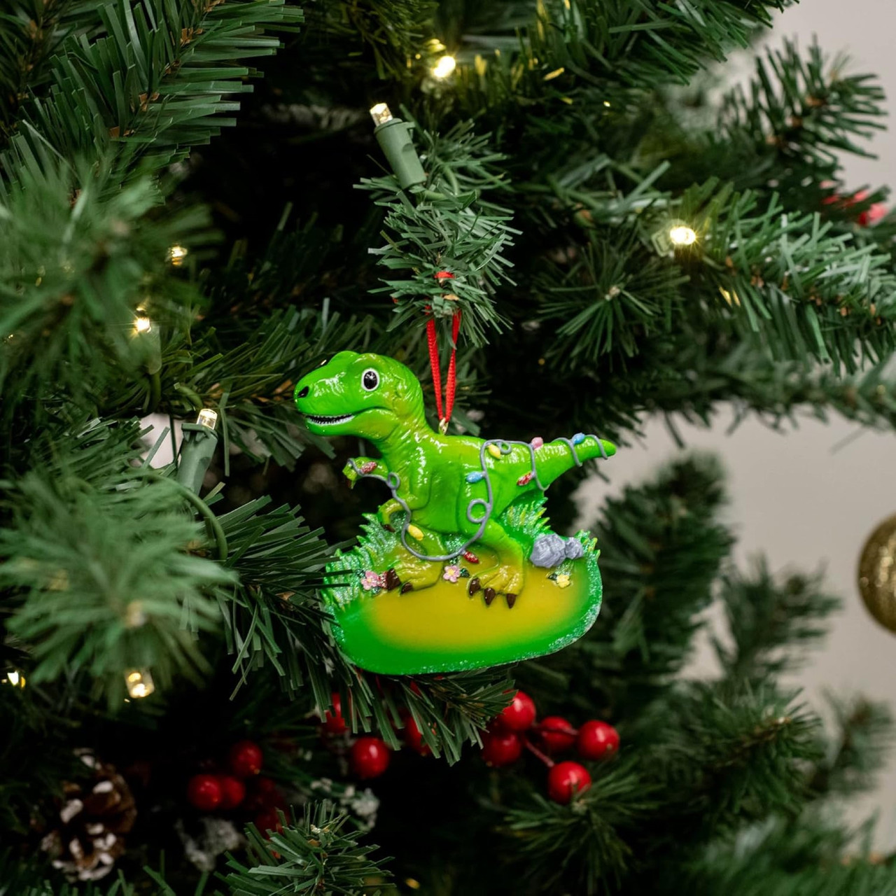 Kurt Adler T-Rex Dinosaur Ornament