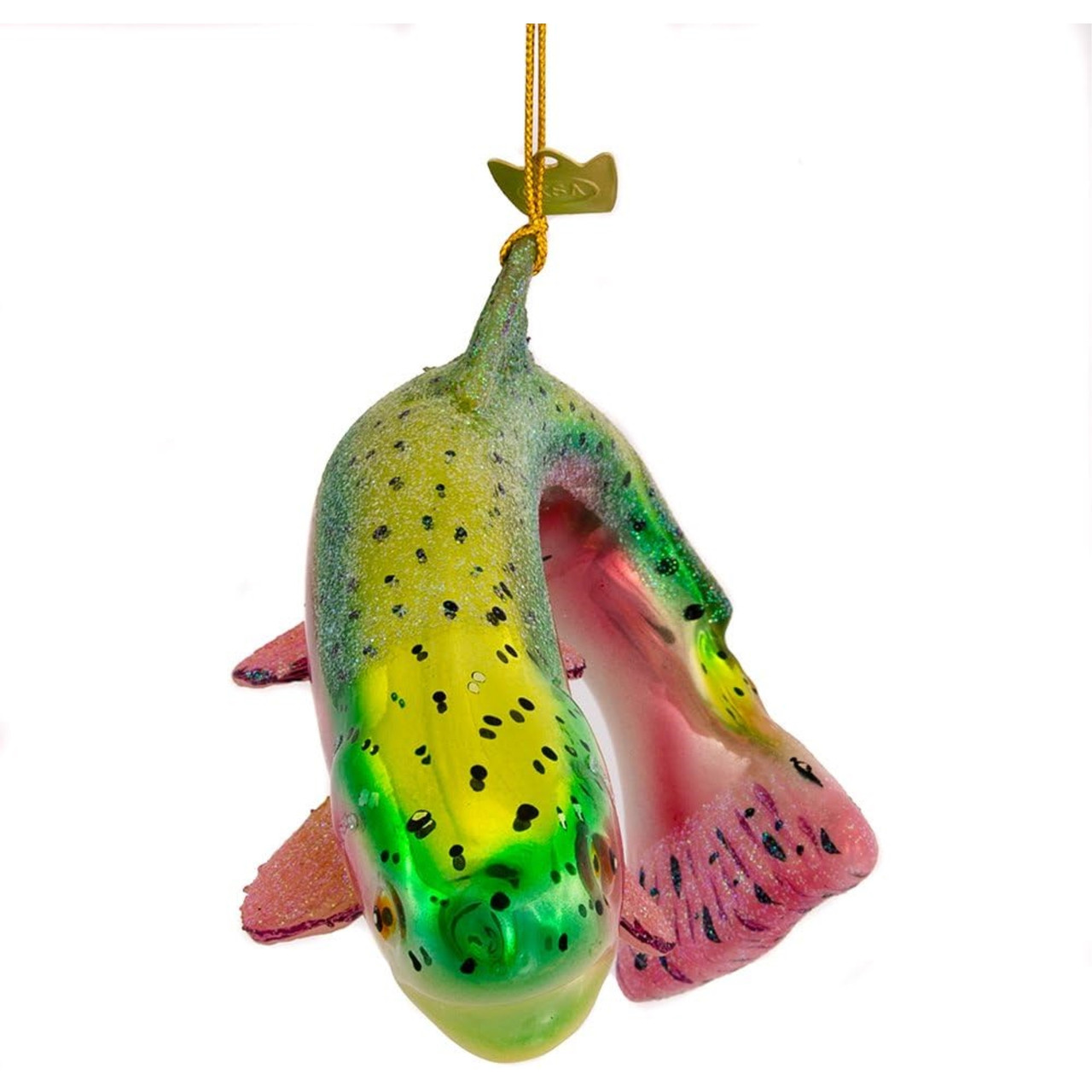 Kurt Adler Noble Gems Rainbow Trout Ornament