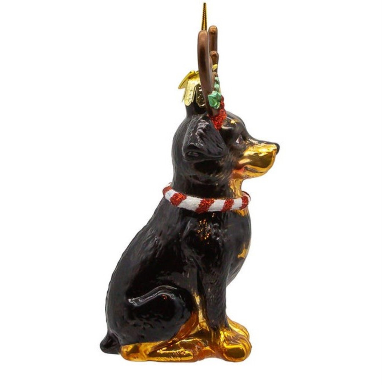 Kurt Adler Noble Gems Ornament Rottweiler - Thumbnail 4