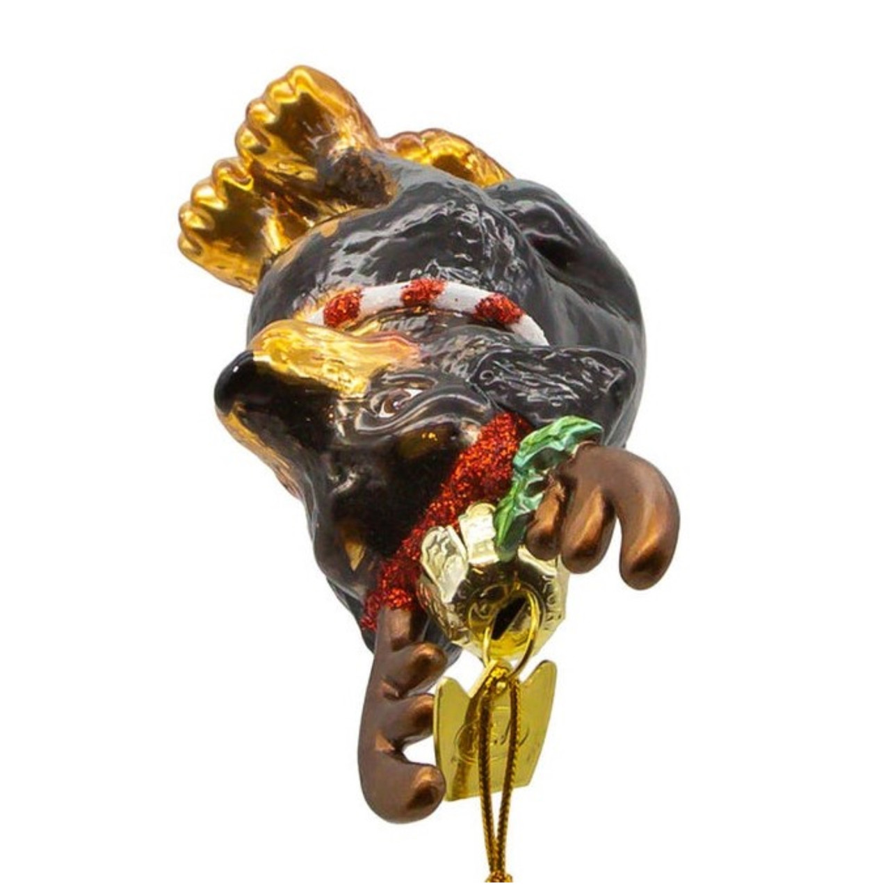 Kurt Adler Noble Gems Ornament Rottweiler - Thumbnail 4