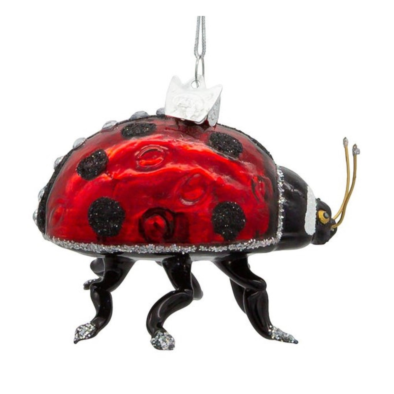 Kurt Adler Noble Gems Ladybug Ornament - Thumbnail 2