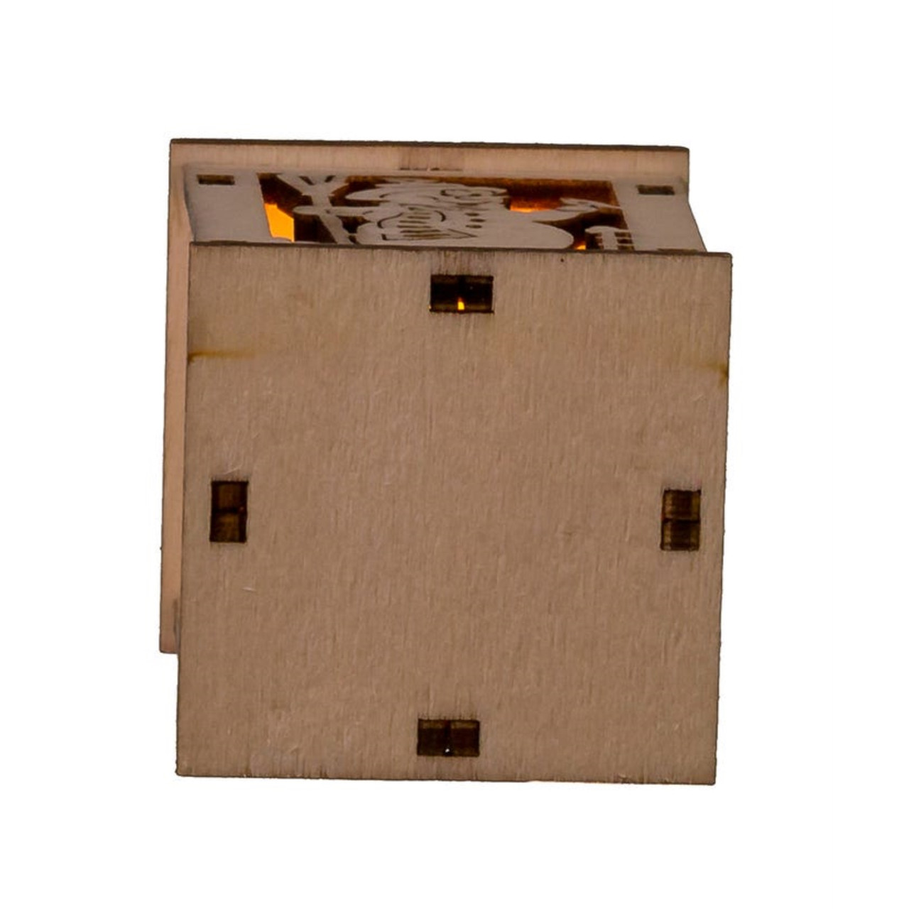 Kurt Adler Wooden Lantern Light Set - Thumbnail 3