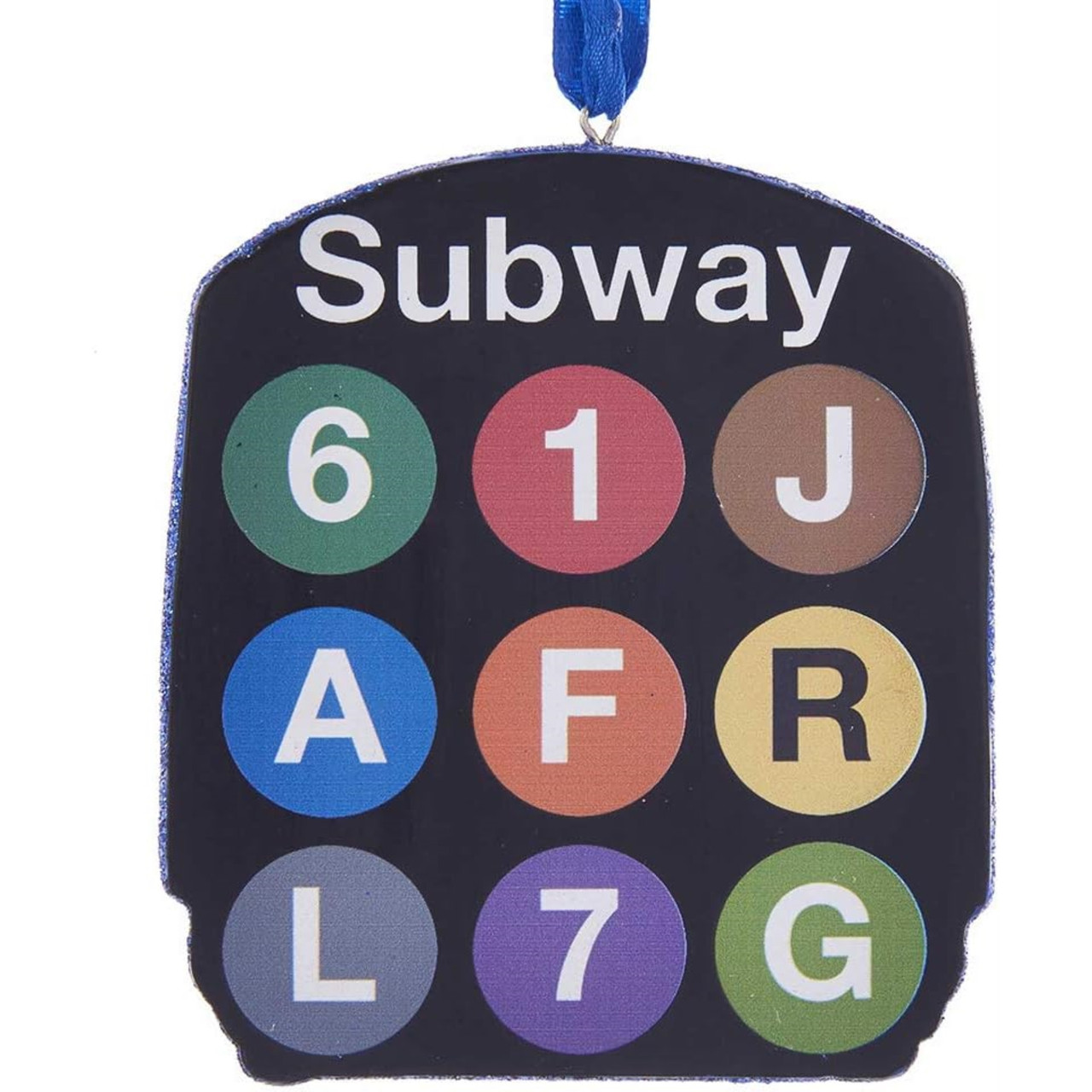 Kurt Adler New York MTA Subway Train Ornament - Thumbnail 2